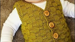 Easy Sweater for KidsSweater for BeginnersSimple Sweater Knitting TutorialDesign255 [upl. by Ahcas]