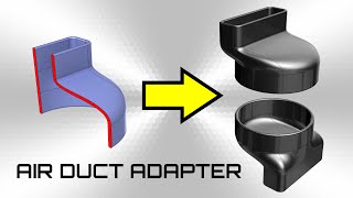 Tutorial Air duct adapter [upl. by Joline]