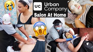 Urban Company Salon At Home  My Experience 🥺😭  SuperBeautyDezires [upl. by Champagne940]