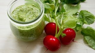 Radieschenblätterpesto  Rezept und Anleitung [upl. by Aneela]