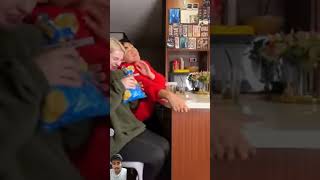 Jin and hattie ✨️☺️ couple funny prank jinandhattie viralvideo shorts [upl. by Ahtera392]