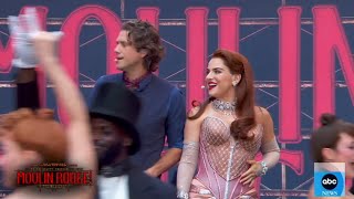 JoJo Aaron Tveit and the cast of Moulin Rouge The Musical perform on Good Morning America [upl. by Dat]