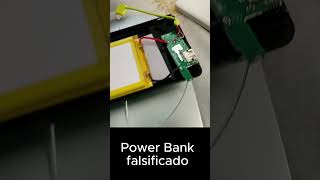 Power Bank falsificado [upl. by Ahsakat]