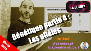 COURS 3ème  Génétique partie 4  Les allèles [upl. by Mcmillan]