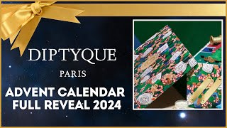 DIPTYQUE ADVENT CALENDAR REVEAL 2024 [upl. by Adley595]