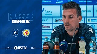 Live Pressekonferenz Eintracht Braunschweig  KSC [upl. by Lana]