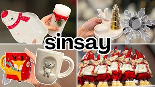 SINSAY✨ Mnóstwo ozdób i dekoracji świąteczny🎄Kubki❗Talerze❗Wianki❗Świeczniki ❗Domki❗ [upl. by Golter]