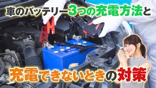 車用バッテリーの充電方法3つ！充電できないときの対策法は？ グーネット [upl. by Oliana665]