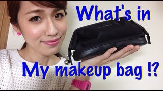 メイクポーチの中身紹介 whats in my makeup bag2013 [upl. by Enywad]