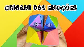 ORIGAMI DAS EMOÇÕES wwwprofcamilavianacombr [upl. by Suravat779]