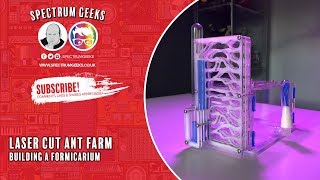 Laser Cut Acrylic Formicarium  Ant Farm [upl. by Spevek]