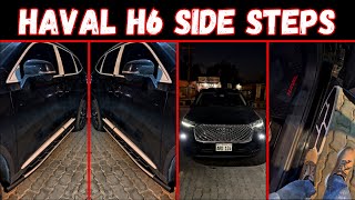 Haval H6 Side Steps installation  Haval H6 Modifications  Haval H6 Hev Modifications [upl. by Clute]