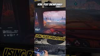 Heres How I Play SnowRunner Using Rexus Daxa Asteria Controller XBox [upl. by Kermit]