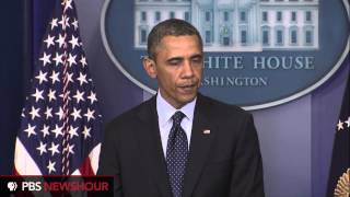 President Obama Addresses the Boston Marathon Explosions [upl. by Annoel115]