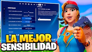 La Nueva MEJOR SENSIBILIDAD y CONFIGURACIÓN para MANDO en Fortnite CAPITULO 5 PS4PS5XBOXPC [upl. by Timi]