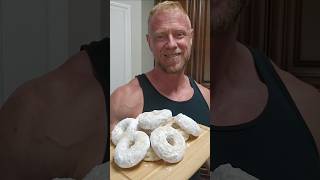 Low Calorie Powdered Donuts short [upl. by Anaujik]