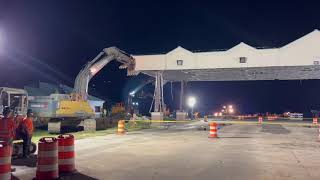 Baldwin Beach Express toll plaza demolition [upl. by Belmonte162]