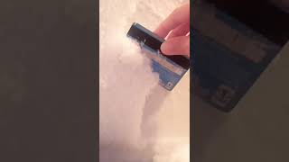 Freezer ice scraping ASMR satisfying short shorts shortsfeed viralshorts viralvideo trending [upl. by Snevets]