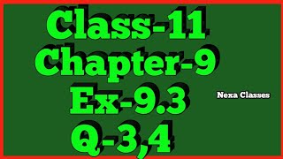 Class11 Ex93Q34  Sequence and Series  NCERT Math [upl. by Dan454]