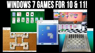 Install the Classic Windows 7 Games such as Solitaire and Minesweeper etc on Windows 10 and 11 [upl. by Akimert]