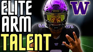 Dermaricus Davis Future BREAKOUT  4⭐️ Washington Huskies Quarterback Freshman Highlights [upl. by Emerson]