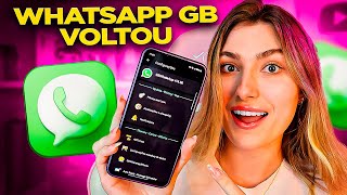 WHATSAPP GB VOLTOU 🥳FINALMENTE PODEMOS USAR SEM ESPELHAR [upl. by Blase]