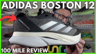 The BEST ADIDAS RUNNING SHOE  ADIZERO BOSTON 12 after 100 MILES  EDDBUD [upl. by Happy]