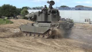 Duxford Tanks Chieftain Marksman 17062012 [upl. by Mllly210]