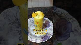 Pineapple 🍍 milkshake recipe in tamilpineapplepineapplemilkshake shortsviral shortsshortfeed [upl. by Suoinuj]