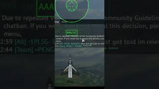 everyone got chatbanned lol warthunder funny glitch glitches [upl. by Ettennil]