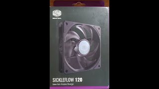 Cooler Master Sickleflow 120 V2 PWM Fan Review Pt 1 [upl. by Elyrad]