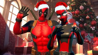 NAVIDAD CON DEADPOOL Y DEADPAAL 🎄 Video Musical Oficial en Fortnite [upl. by Naic]