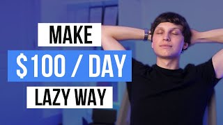 Laziest Way to Make Money Online For Beginners 100day [upl. by Wiltshire]