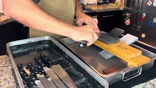 Whetstone Sharpening is the best method for sharpening knives [upl. by Melicent]