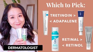 How to Pick the Right Retinoid for You  Dermatologist Guide [upl. by Llerref]