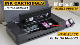 HP OfficeJet 200 Printer Ink Cartridge Replacement [upl. by Krysta]