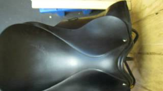 Hintermayer Anatomic Used Dressage Saddle 18quot M 16541 [upl. by Drareg]