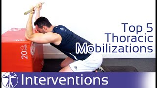 Top 5 Thoracic Spine Mobility Drills [upl. by Zealand]