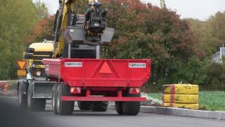 Wacker Neuson EW100 With Bigab Trailer [upl. by Okoyik]