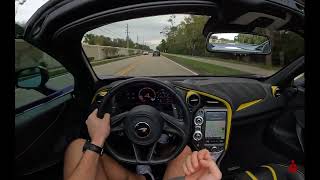 Purple Rocketship  McLaren 720s Spider POV Review [upl. by Yllah]