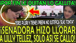 ¡TREMENDO CALLADON A LILLY TELLEZ TERMINÓ LLORANDO quotERES PLURI SOLO TIENES PREPA IGNORANTEquot [upl. by Ciccia]