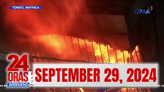 24 Oras Weekend Express SEPTEMBER 29 2024 HD [upl. by Hilario306]