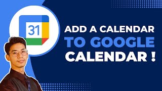 How to Add a Calendar to Google Calendar [upl. by Libbi651]