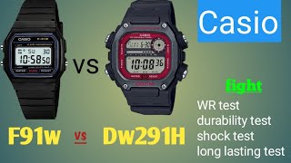 Casio watches reviewCasio f91w with dw291h review [upl. by Erdnaek]