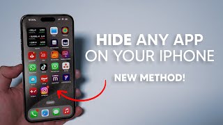 2024 How to Hide Any iPhone App  New Method Impossible to Find [upl. by Palumbo86]