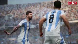 🔴LIVE  ARGENTINA vs COLOMBIA I COPA AMERICA 2024 FINAL MATCH FULL LIVE STREAMING I eFOOTBALL PES 21 [upl. by Mitman]