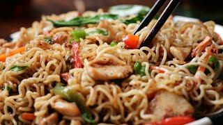 Chow Mein Recipe Street Style By SooperChef [upl. by Wootten]