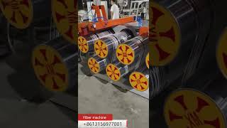 Macro fibrillated polypropylene fiber machineconcrete embossed fiber production machine [upl. by Rojas]