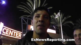 john molina jr seconds after his fight vs lucas matthysse EsNews Boxing [upl. by Oimetra]