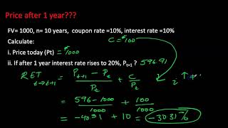 Holding Period Return on Coupon Bond [upl. by Riker376]